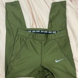 Nike Olive Green Leggings